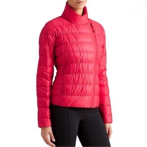 Athleta Vibrant Red Puffer Jacket